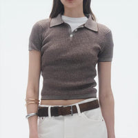 Guest In Residence - Shrunken Polo Top