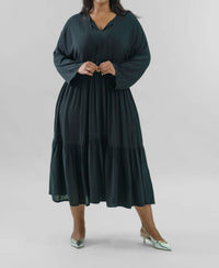 Bitte Kai Rand - Crepe Flounce Dress - Plus