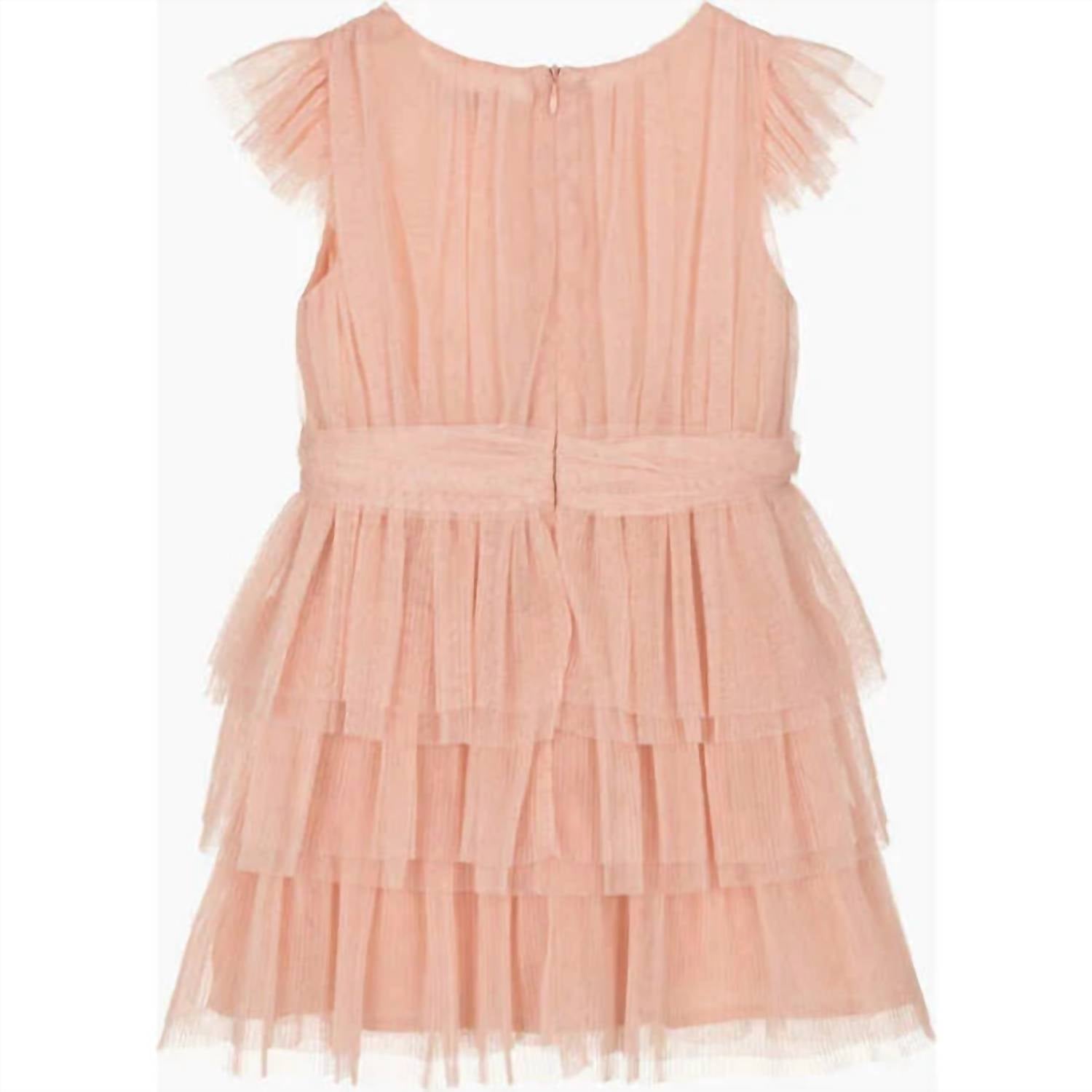 Mayoral - Girls' Pleated Tulle Layer Dress