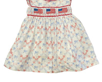 Teeta - Girl's America Smocked Ally Dress