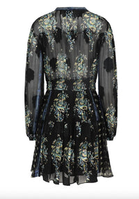 Ulla Johnson - Maris Necktie Long Sleeve Mini Dress