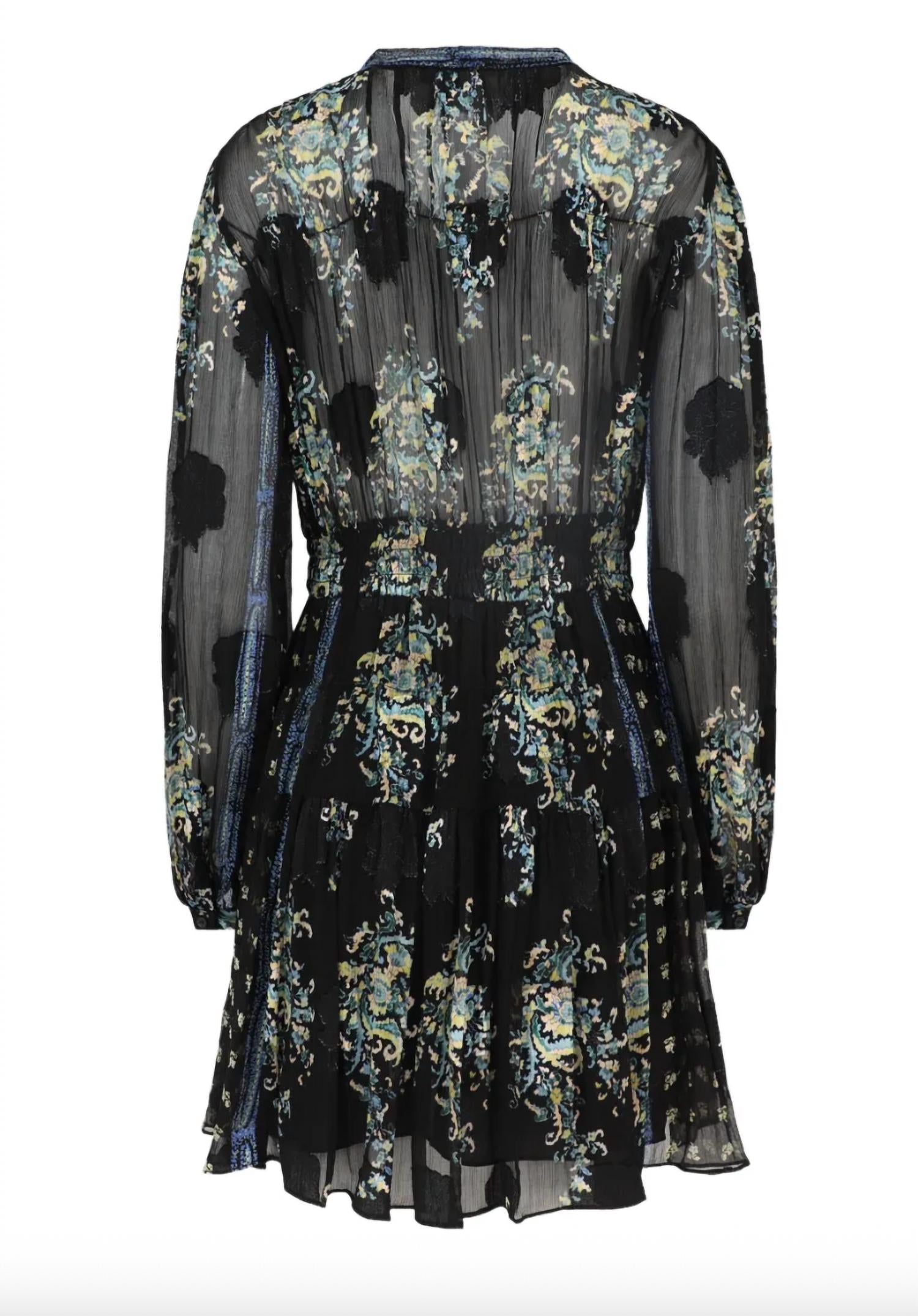 Ulla Johnson - Maris Necktie Long Sleeve Mini Dress