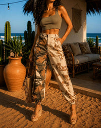 Little Secret Of Mine - Weekend Warrior Button Closure Denim Pants