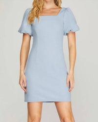 She + Sky - Palmer Puff Sleeve Mini Dress