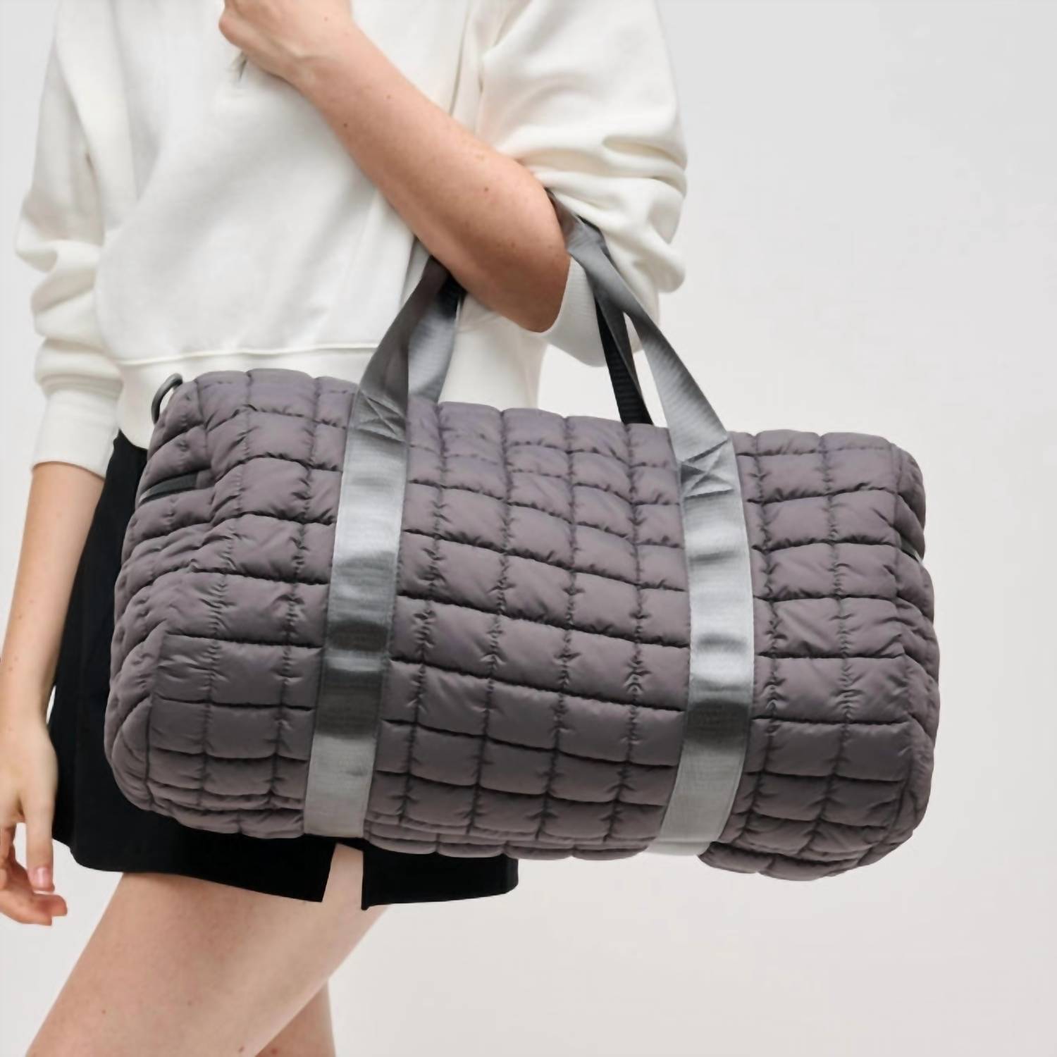 Urban Expressions - Quilted Puffer Duffel Bag