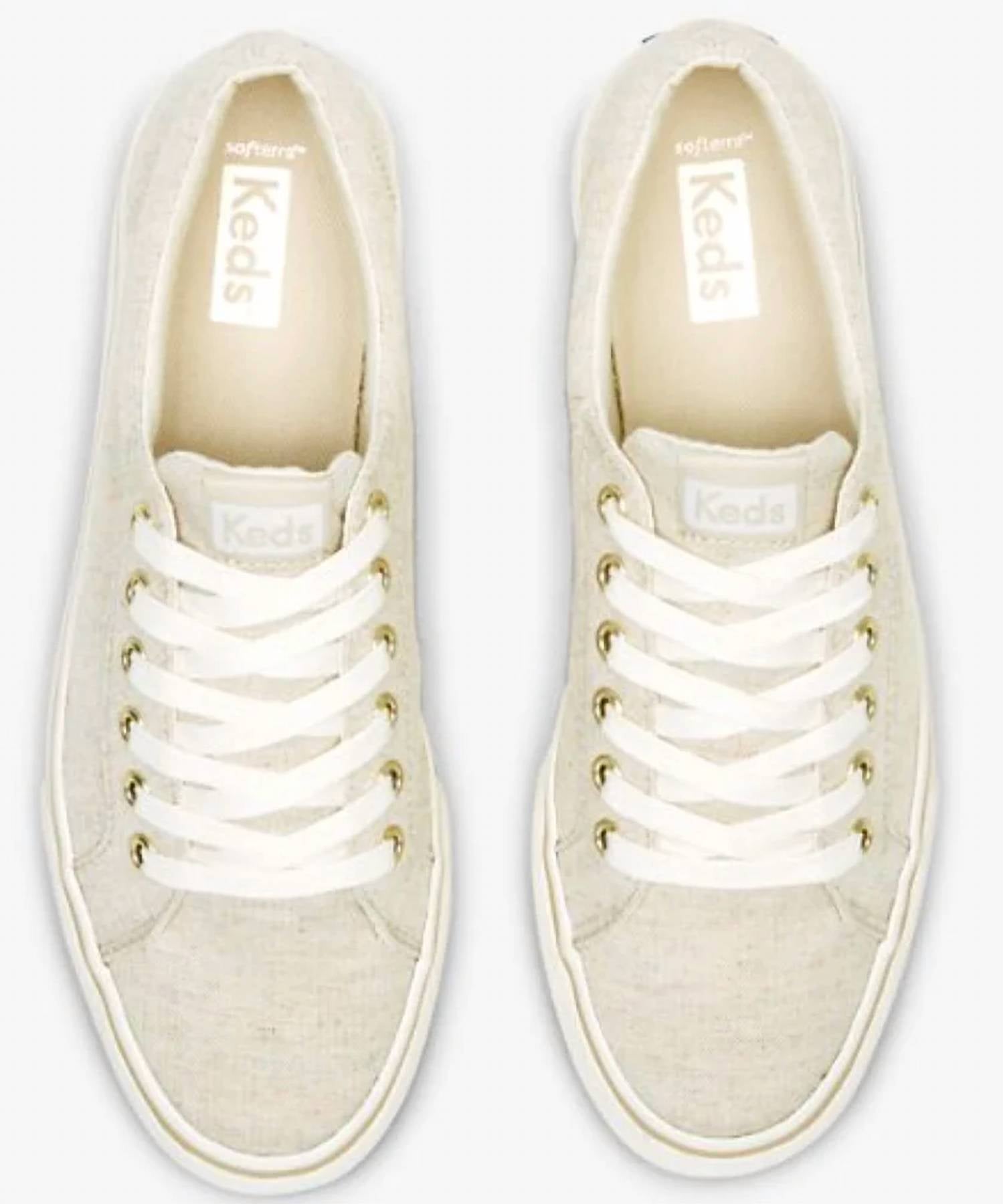 Keds - Women's Jump Kick Linen Sneakers