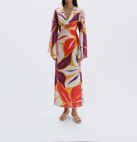 Cala De La Cruz - Calabria Long Sleeve Midi Dress