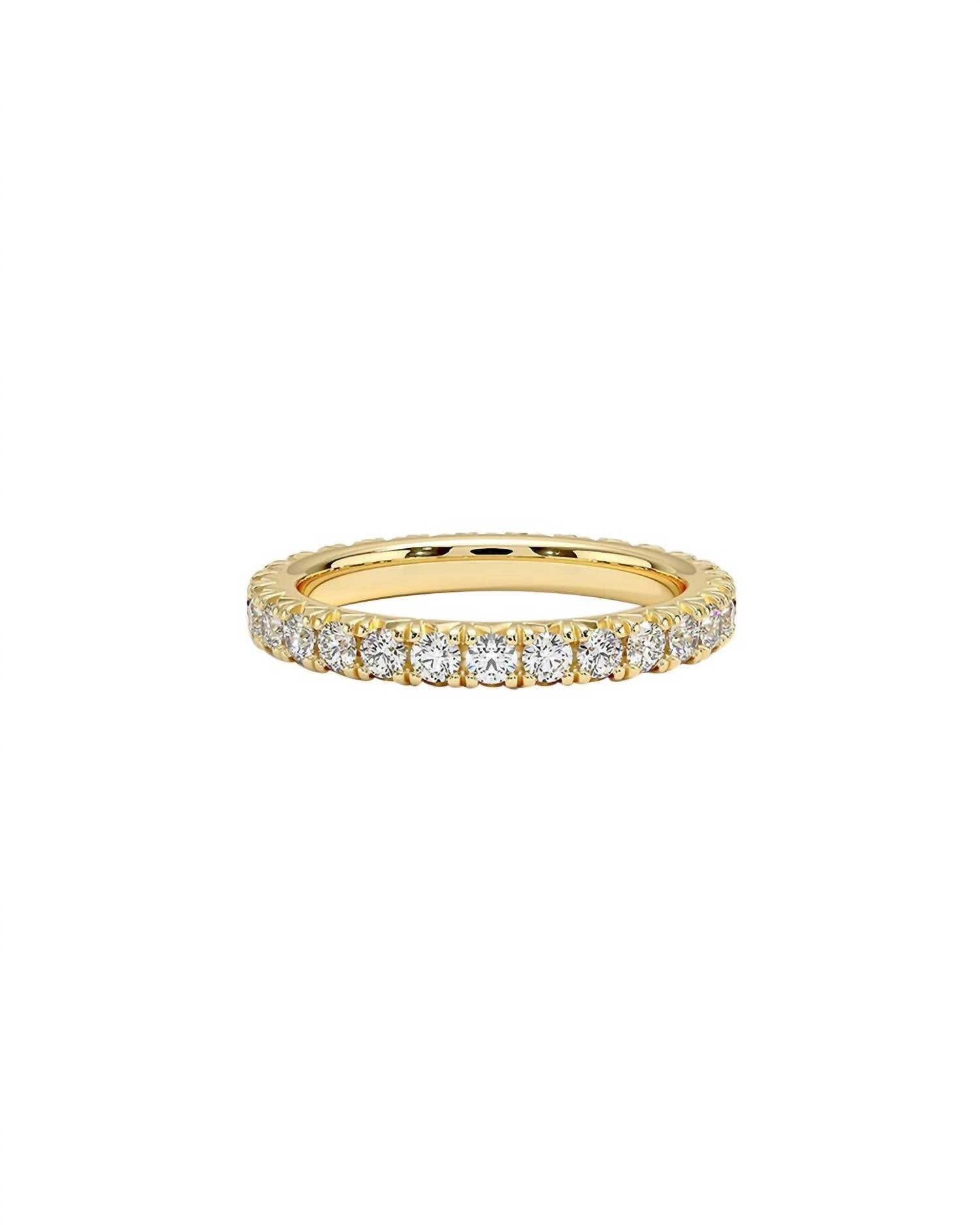 Diana M Jewels - Women's Delicate 1.15 Carat Diamond Eternity Band