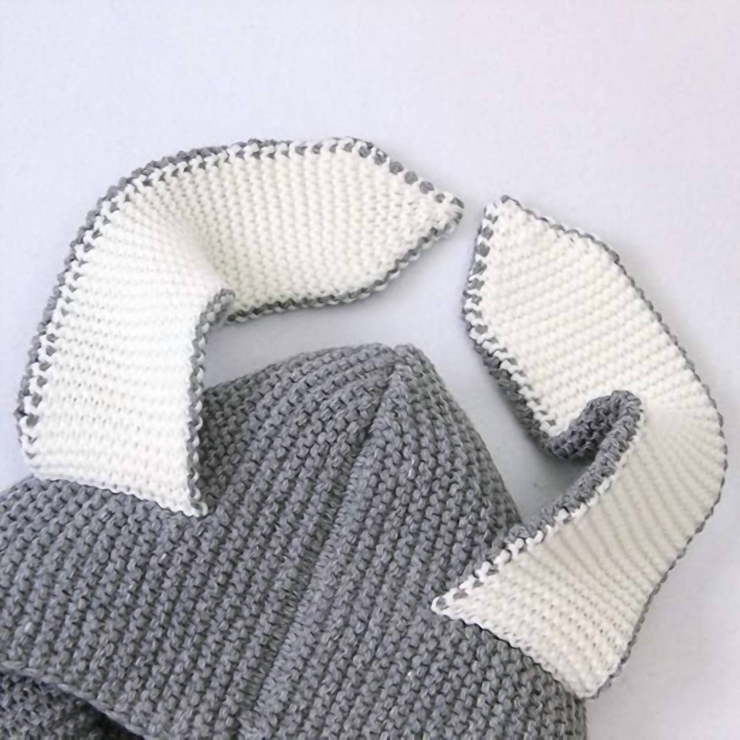 Annie & Charles - Girl's Rabbit Ears Knit Jumpsuit