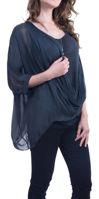 Gigi Moda - Atila Scoop Neck Blouse