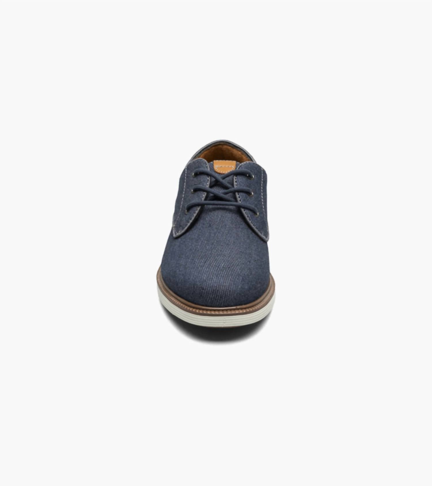 Florsheim - Junior Boys Canvas Plain Toe Oxford Shoes