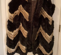 Fabulous Furs - Kayce Knitted Faux Fur Stroller Vest