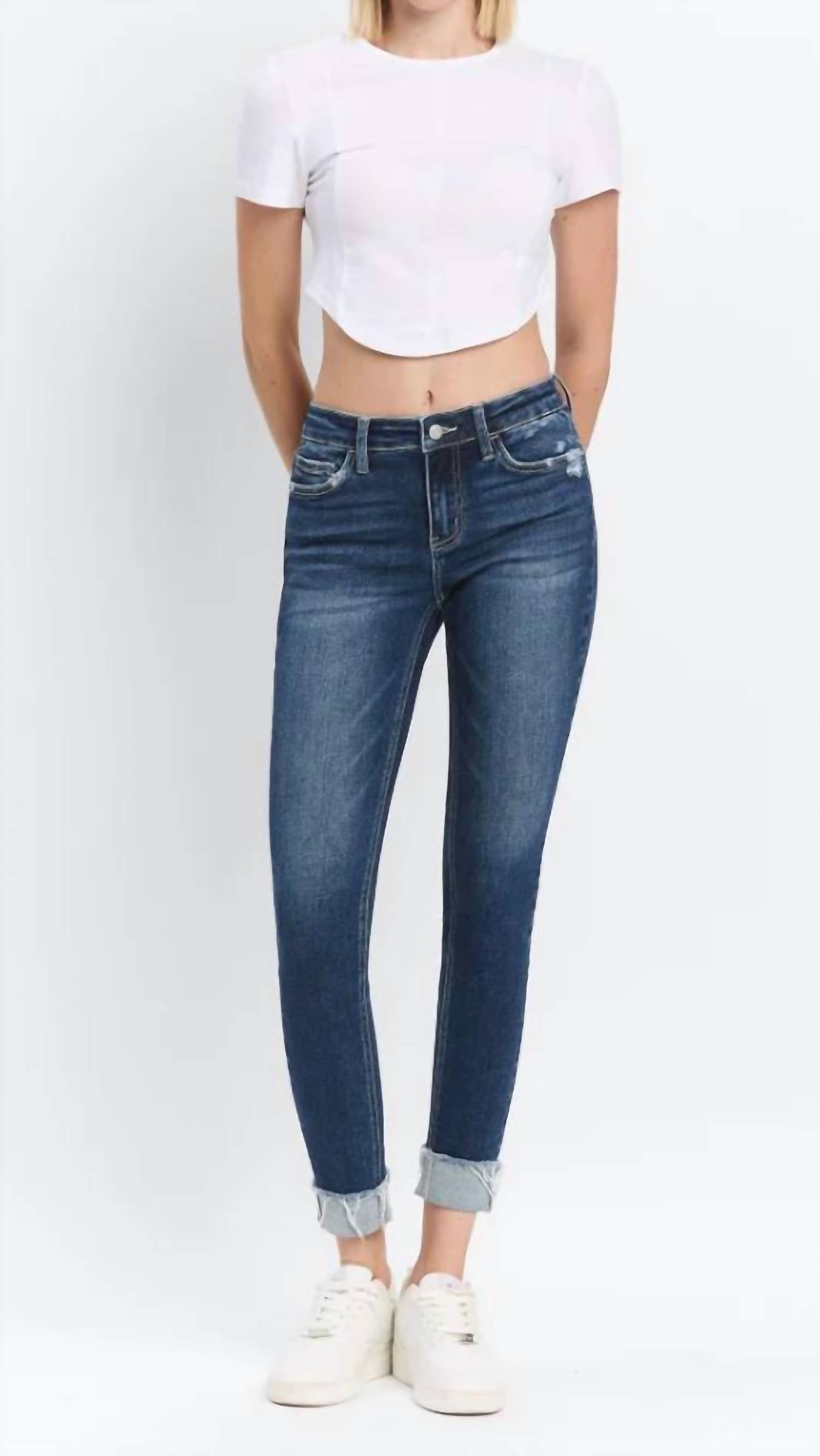 Vervet By Flying Monkey - Reflex Mid Rise Skinny Jeans