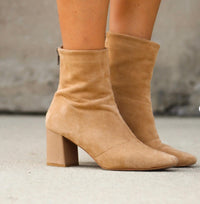 Mi.iM Women's Lexie Suede Boot in tan - women's shoe