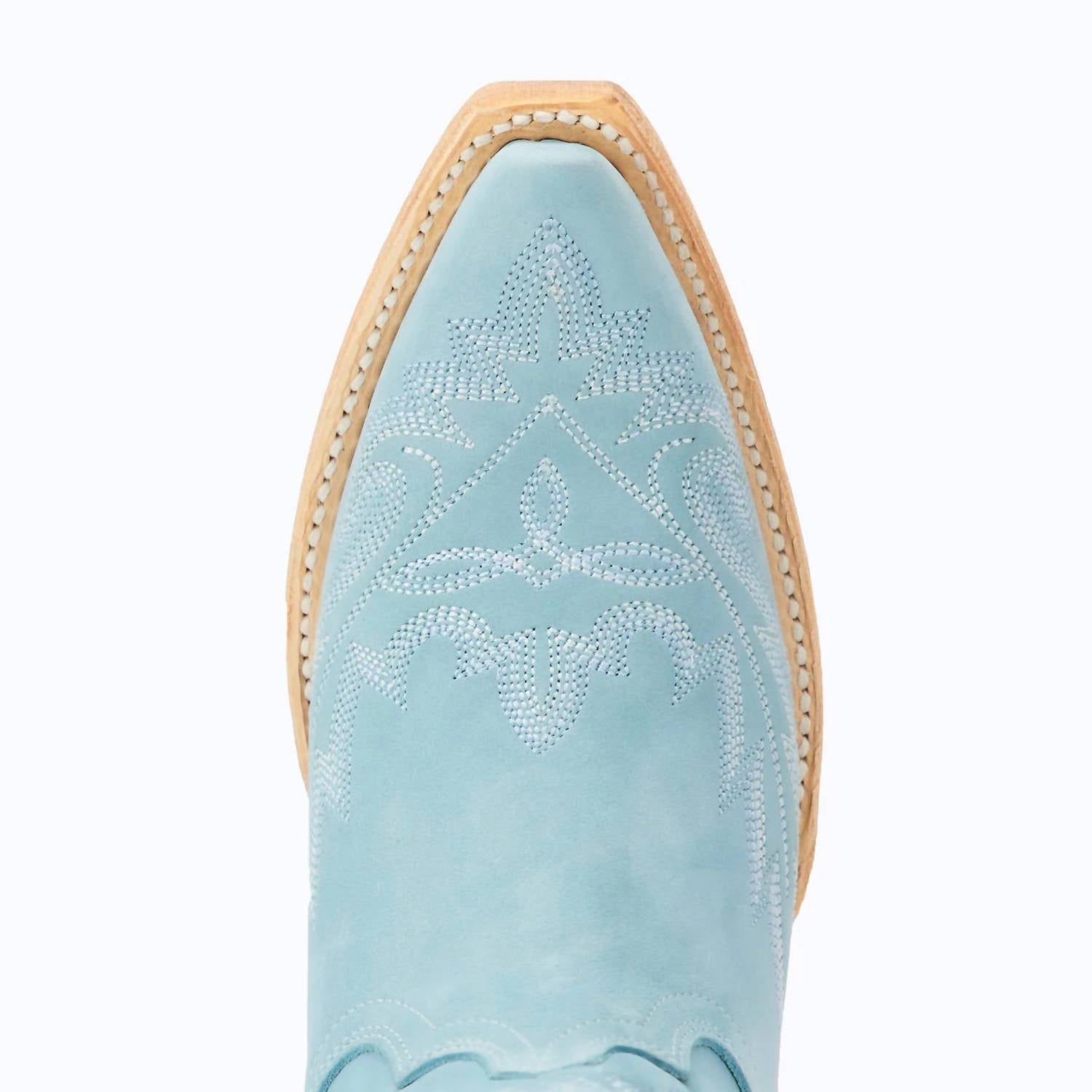 Lane Boots Women's Lexington Western Bootie in powder blue - women's shoe - alternate view