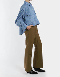 Victoria Beckham - Cropped Kick Trouser Pants