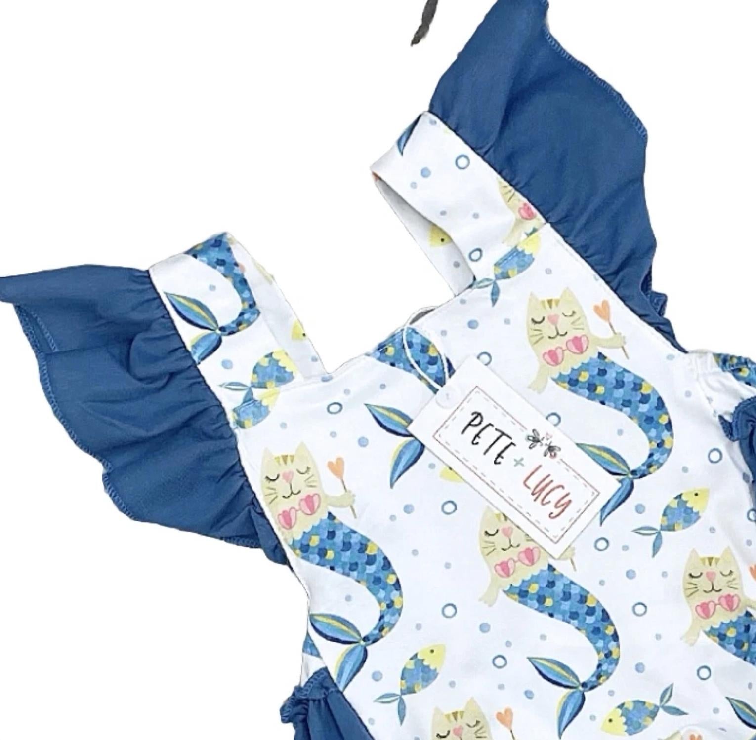 Pete + Lucy - Girls Mercat Rompers