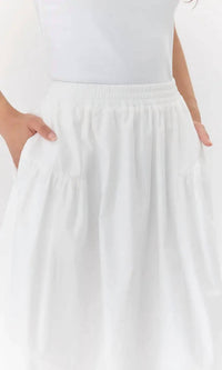 Greylin - Poplin Midi Skirt