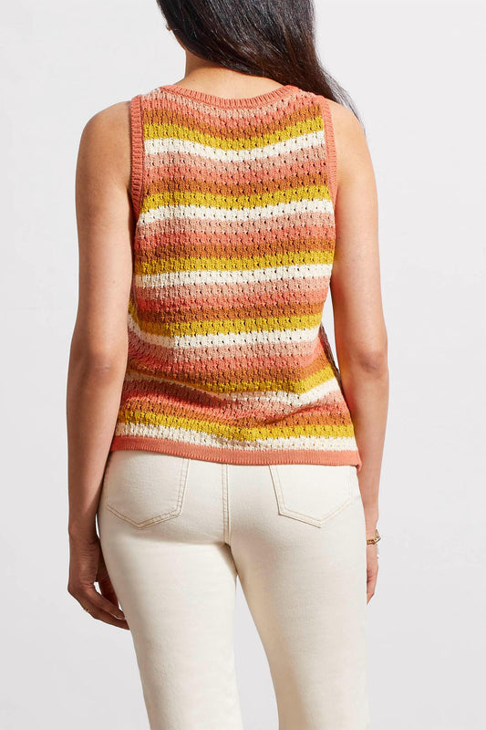 Tribal - Crew Neck Racer Back Sweater