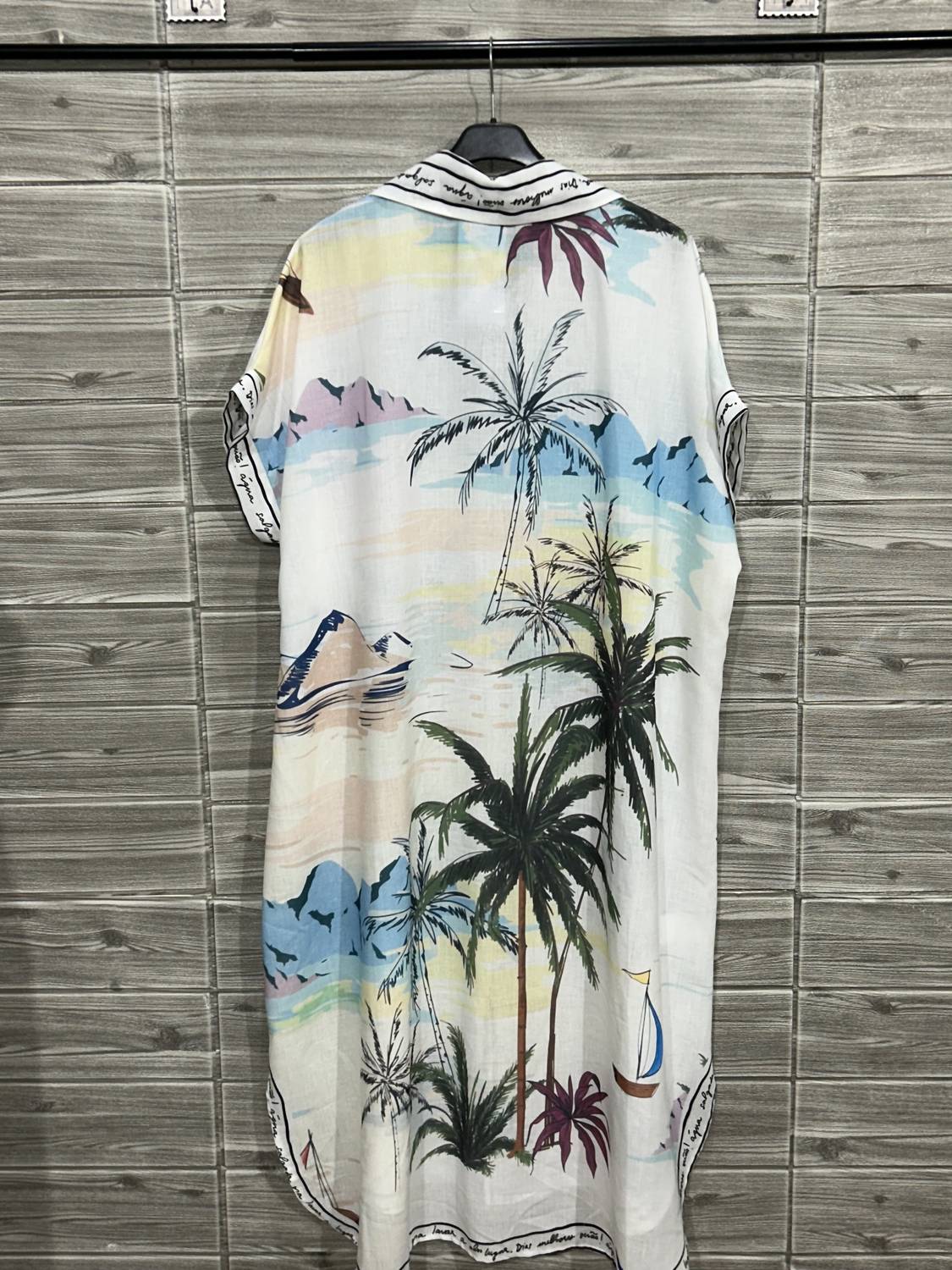 Oz - Women's Print Button Down Italian Dress