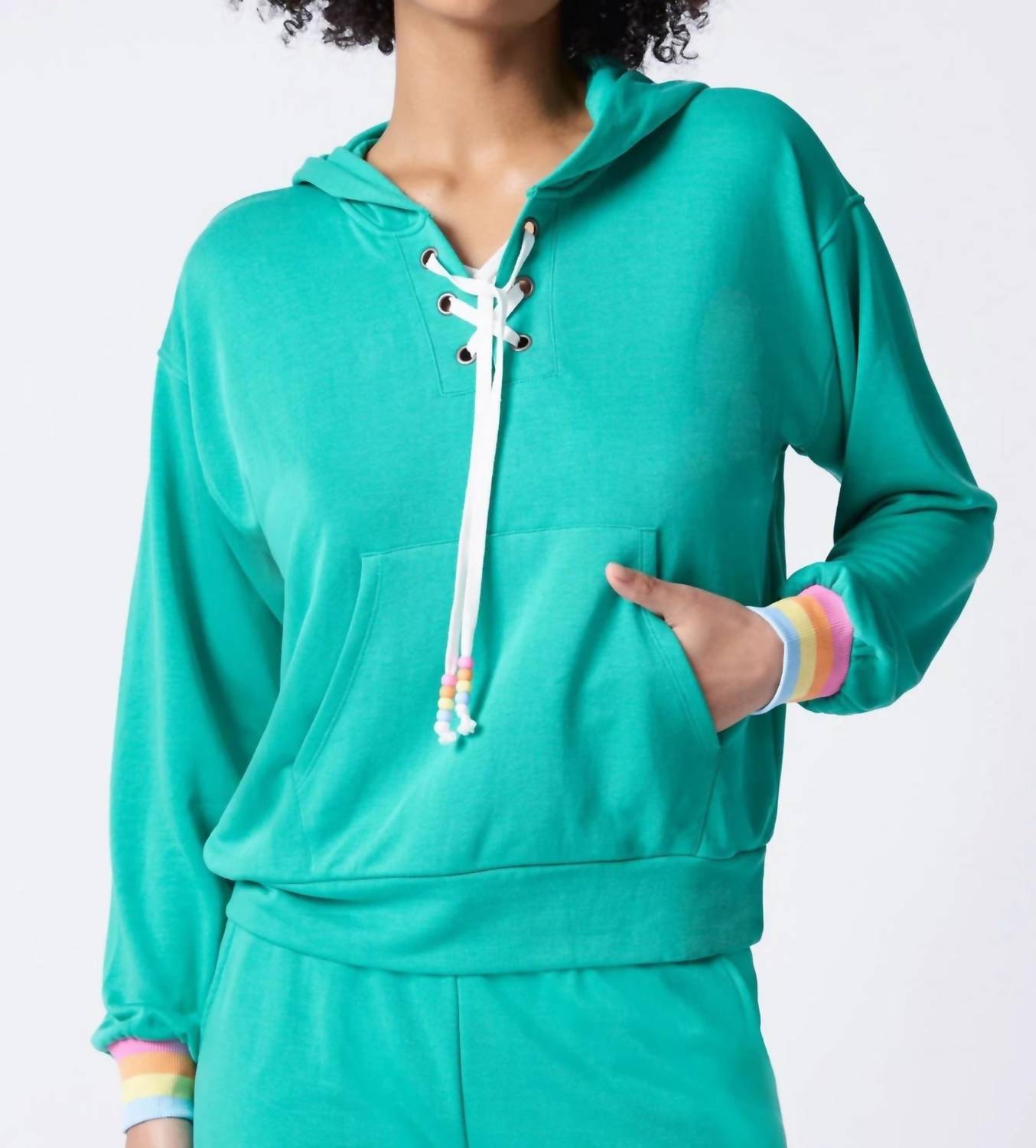 Pj Salvage - Live In Color Hoodie Short Set