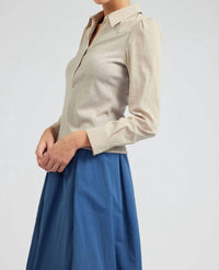 Current Air - Collared Knit Top