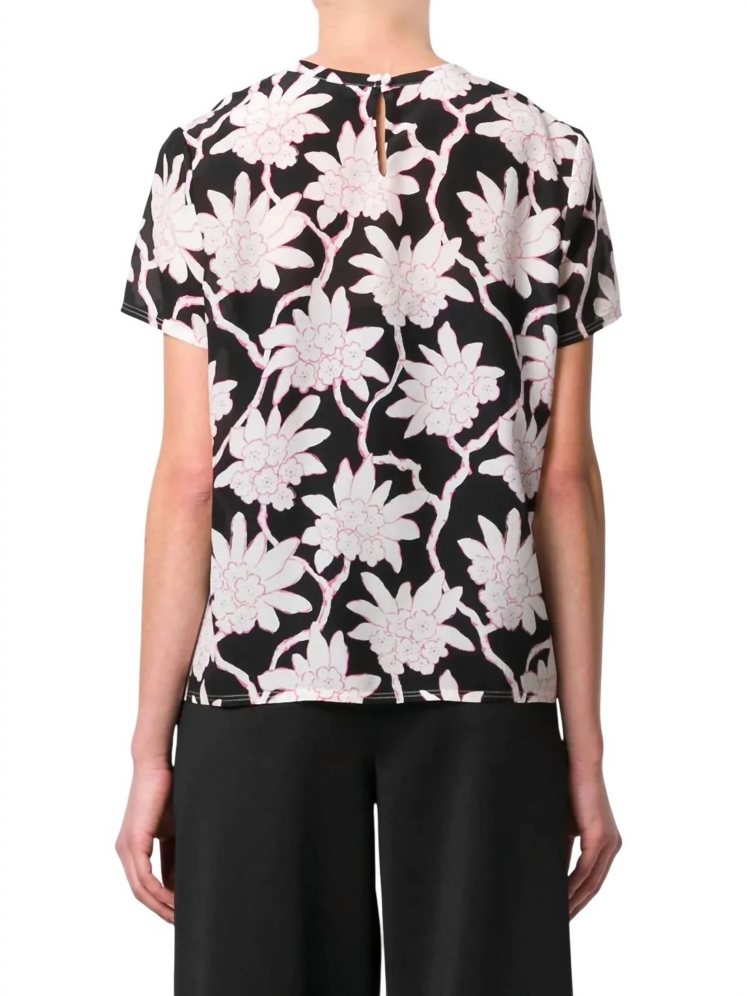 Valentino - Flora -print T-shirt
