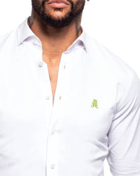 Eight X - Frog Solid Stretch Button Down Shirt