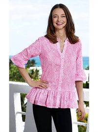 Dizzy-Lizzie - TIZZIE PEPLUM TOP