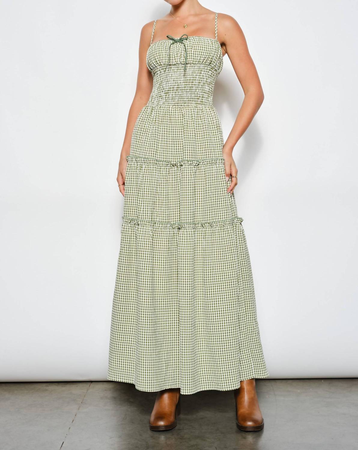 Pretty Garbage - Women's Wild West Gingham Dress
