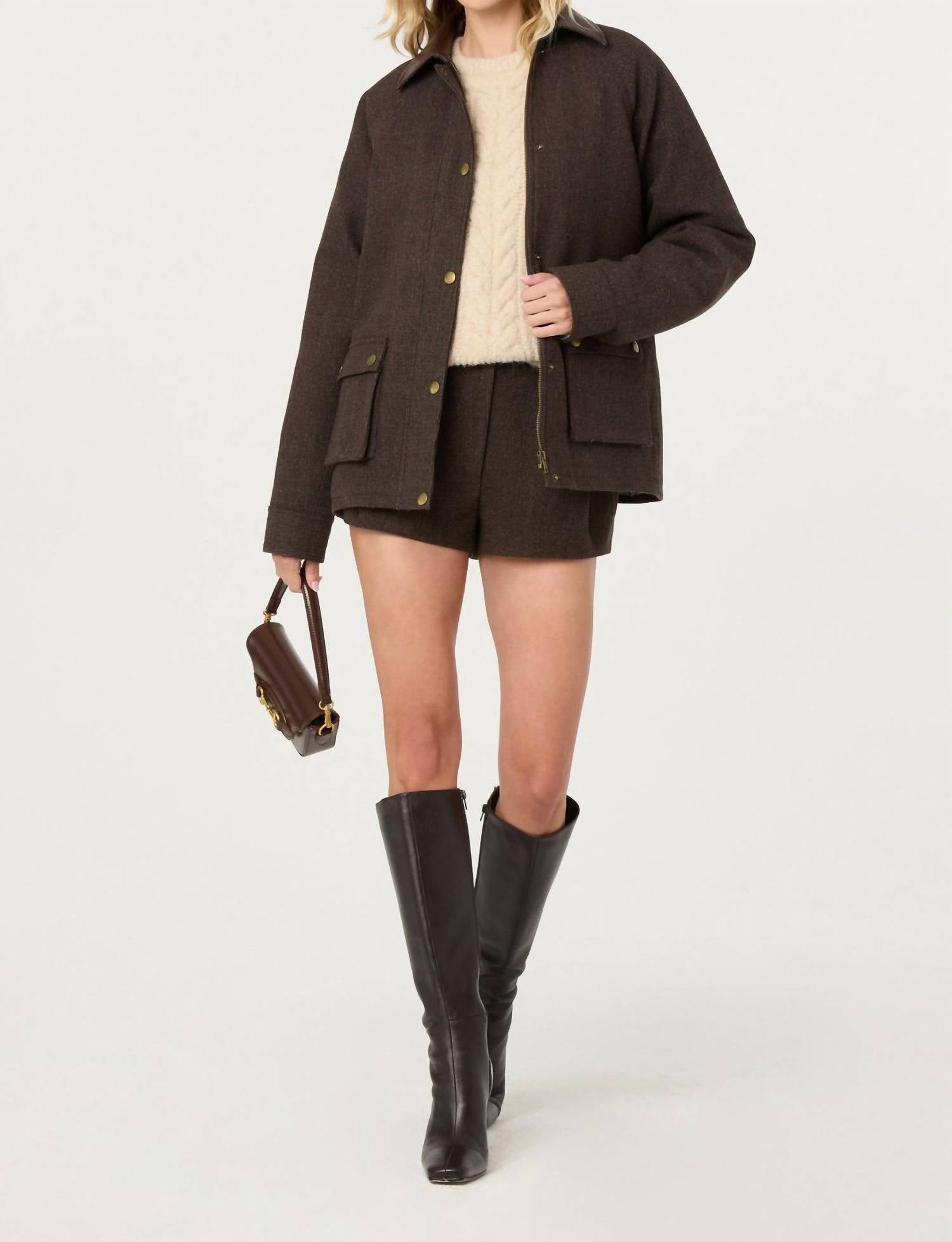 Astr - Sorine Pleated Shorts