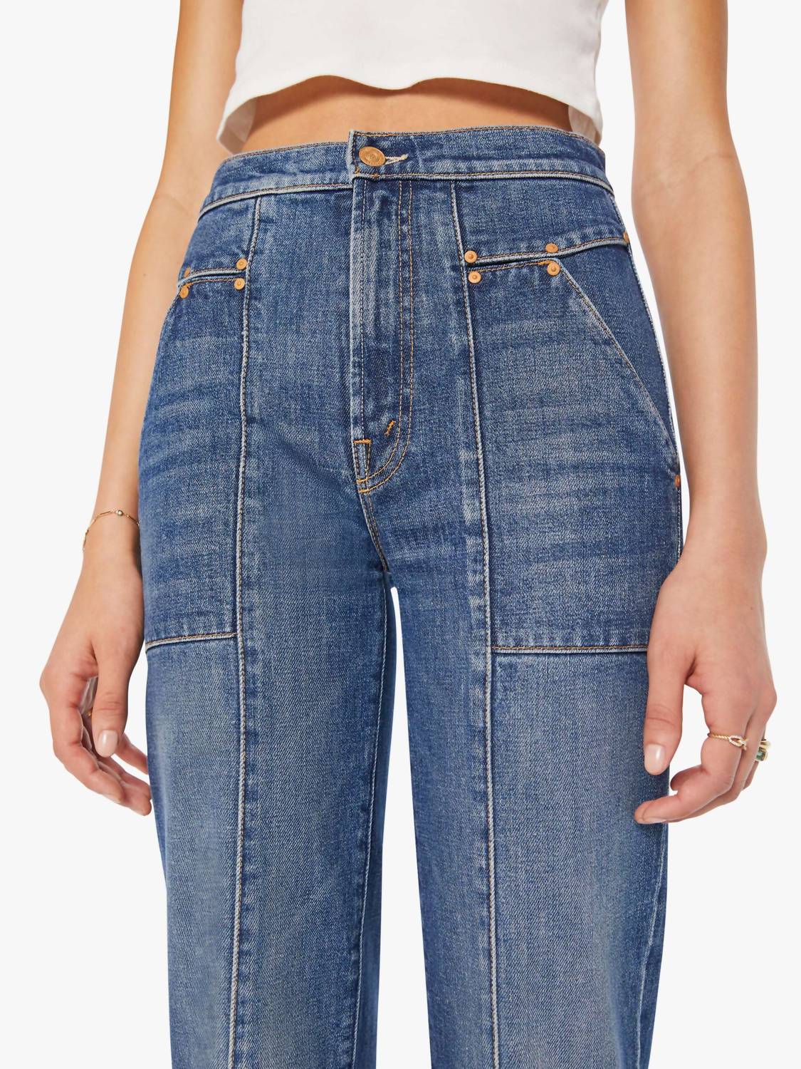 Mother - Women's The Riveting Rambler Zip Sneak Jean