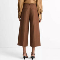 Vince - Women's Brushed Flannel Culotte Pant