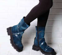 Papucei Women's Gamma Boot in blue - women's shoe