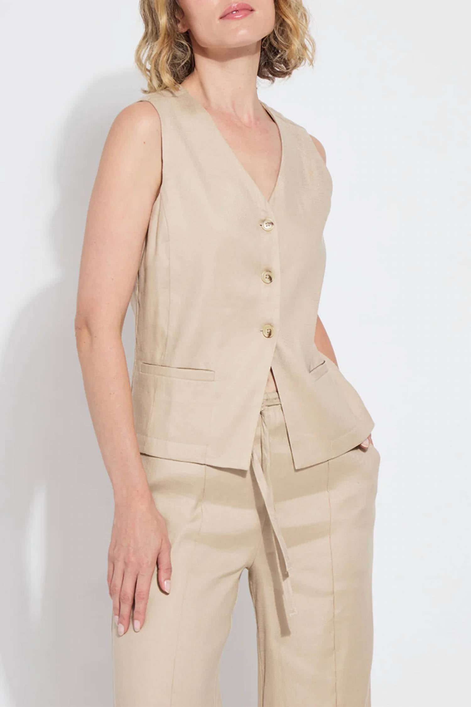 Lysse - nixie linen gilet