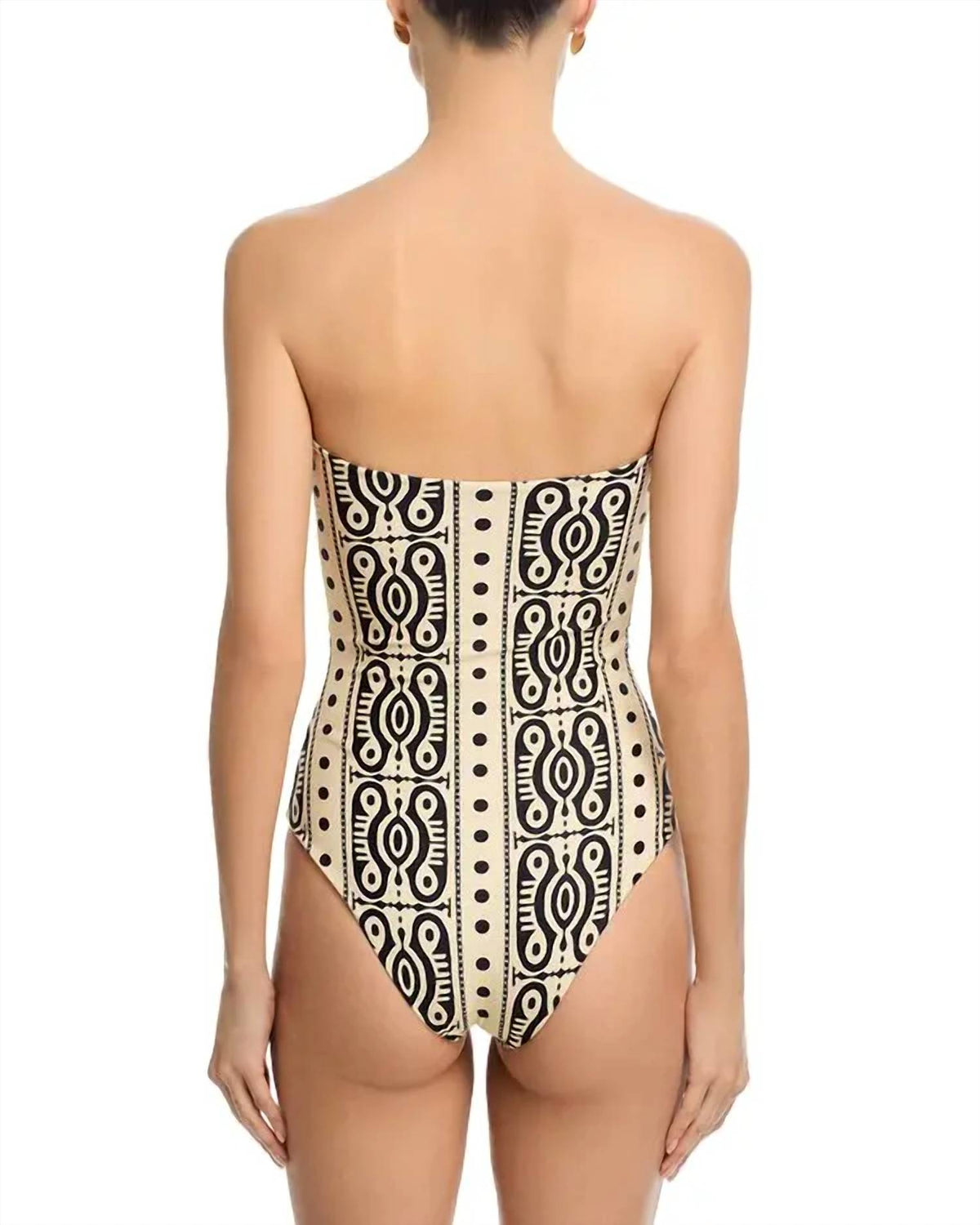 Johanna Ortiz - Tribal Alta Off-the-shoulder One-piece Swimsuit