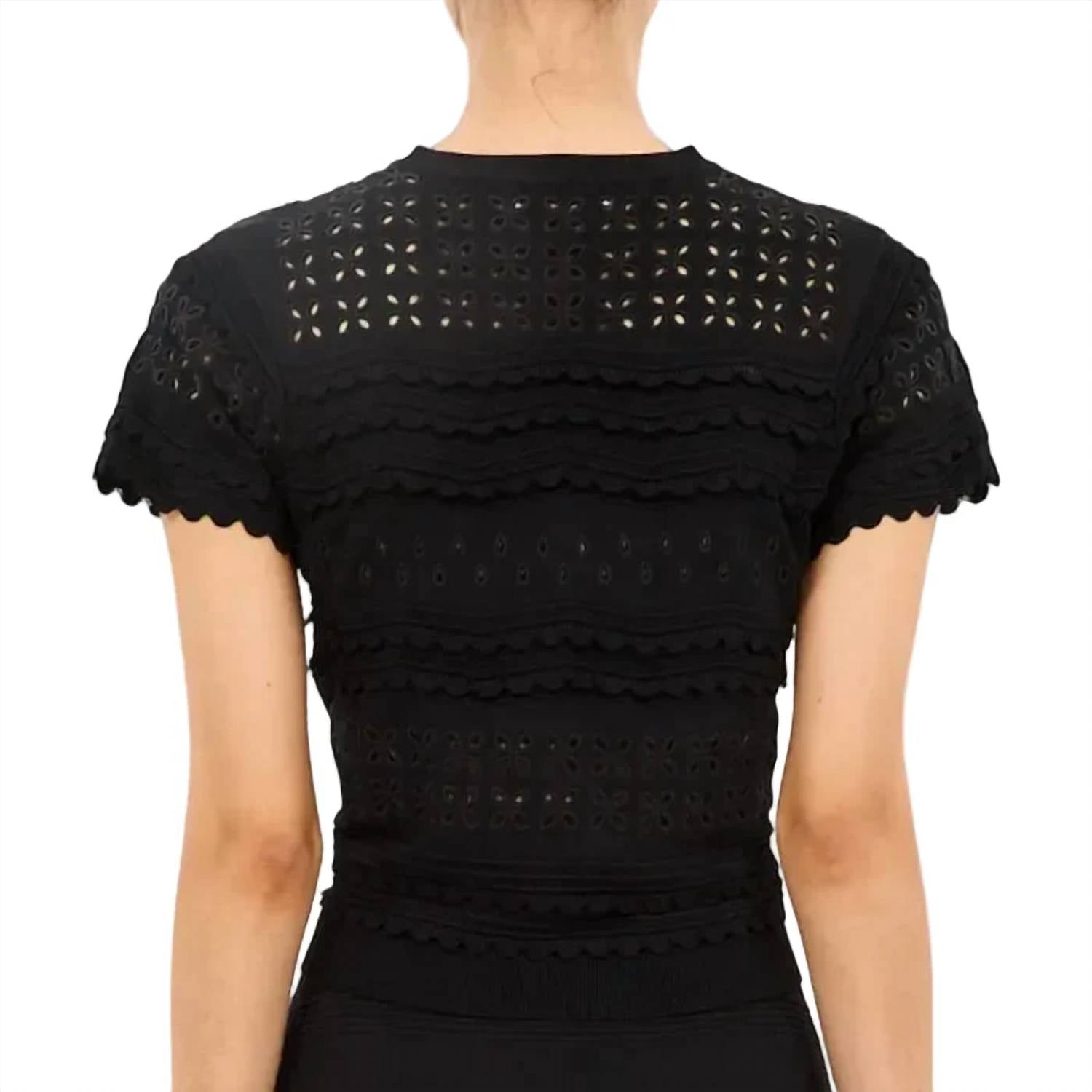 Ulla Johnson - ABRIANA eyelet knit cardigan