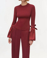 Simkhai - Agata Taffeta Knit Top