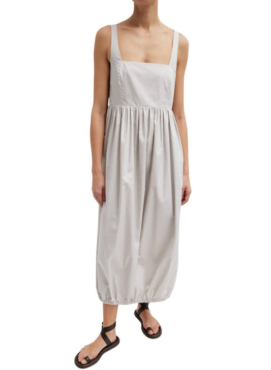 Tibi - Eco Poplin Square Neck Sculpted Dress