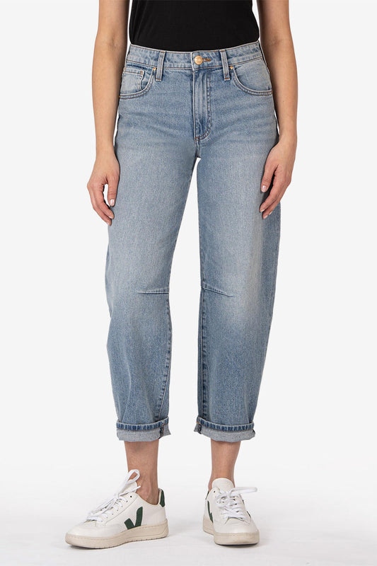 Kut From The Kloth - Ashley High Rise Slouchy Barrel Straight Leg Jeans