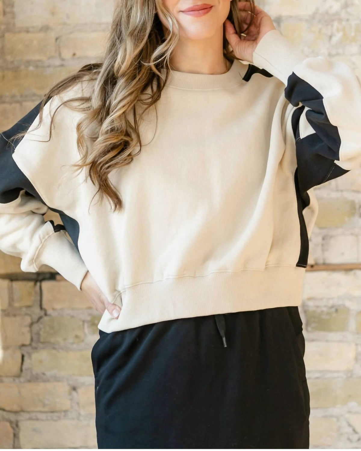 Mono B - Color Block Sweatshirt