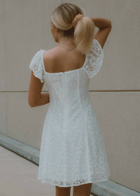 Able - Whimsical Lace Mini Dress