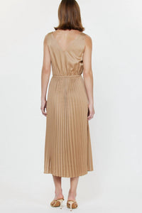current air PULLOVER SWEATER & PLEATED DRESS SETS in tan - women's sleepwear - view 4