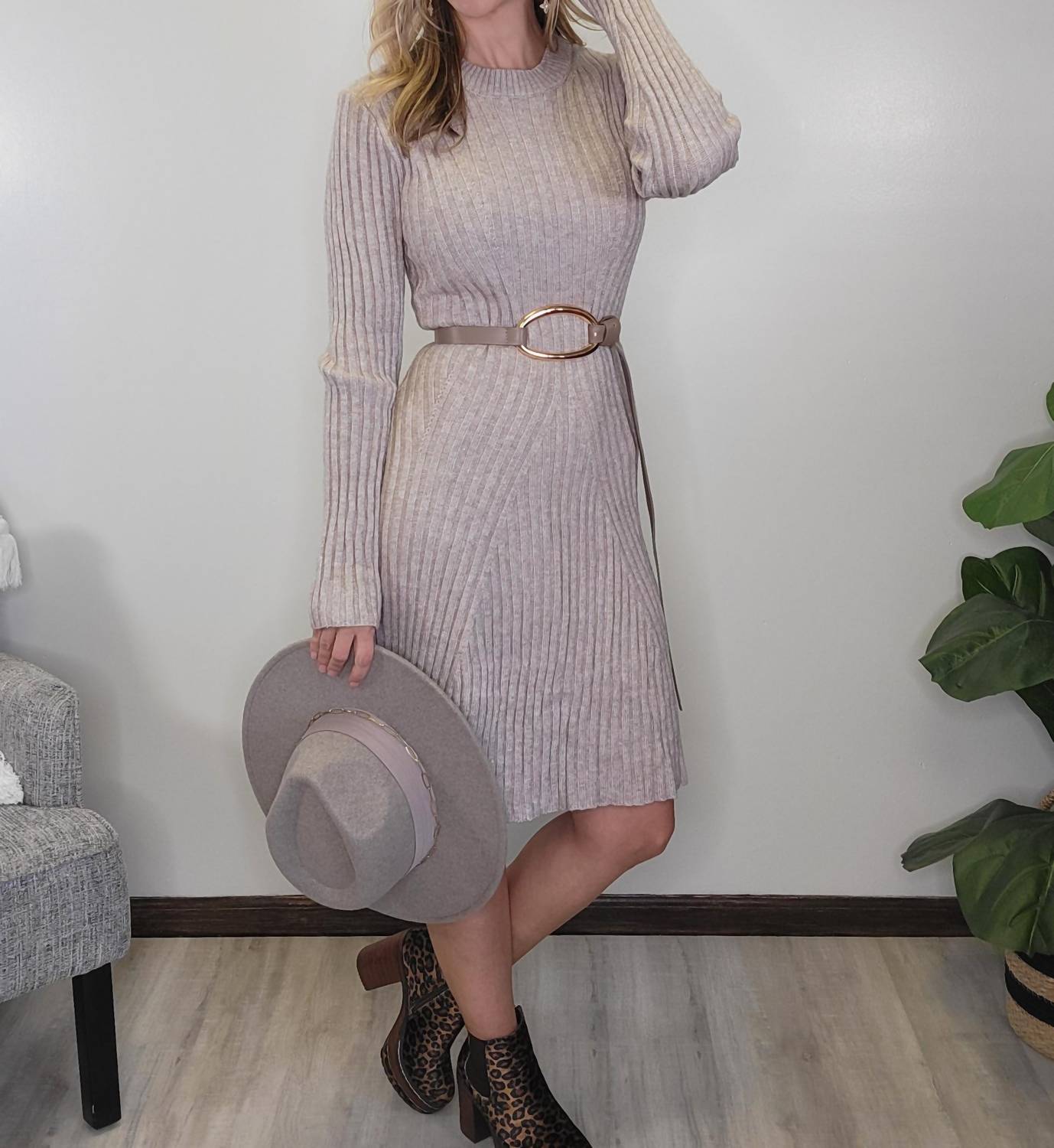 BluIvy Truvy Dress in sand - women's dress - detail view