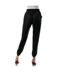 Ariella - Ruched Leather Jogger