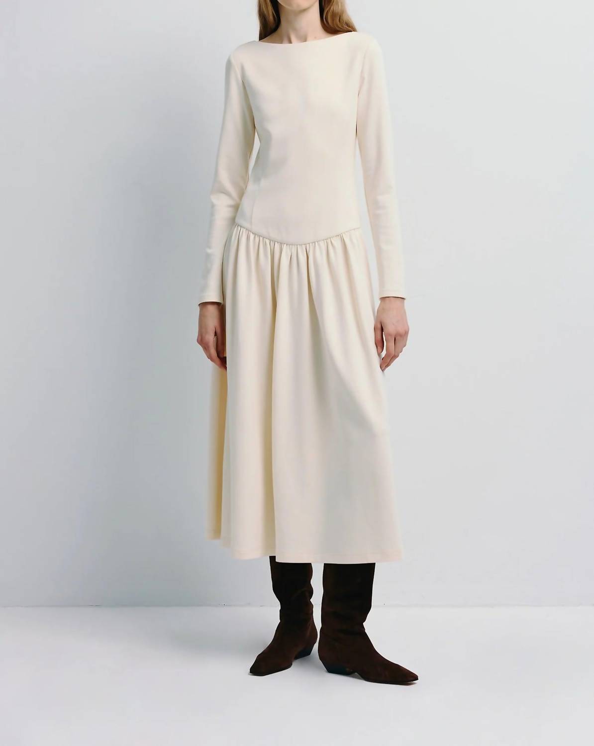 Rue Sophie - Lisette Boatneck Midi Dress