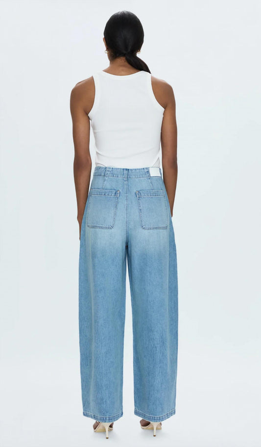 Pistola - Lottie High Rise Relaxed Bowed Leg Jean