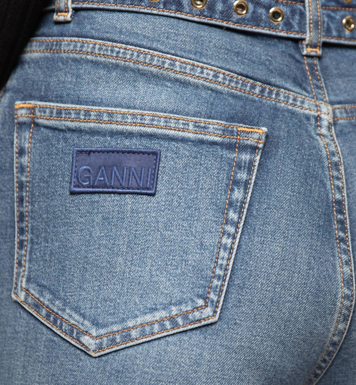 Ganni - Future Denim Belted Carri Jean