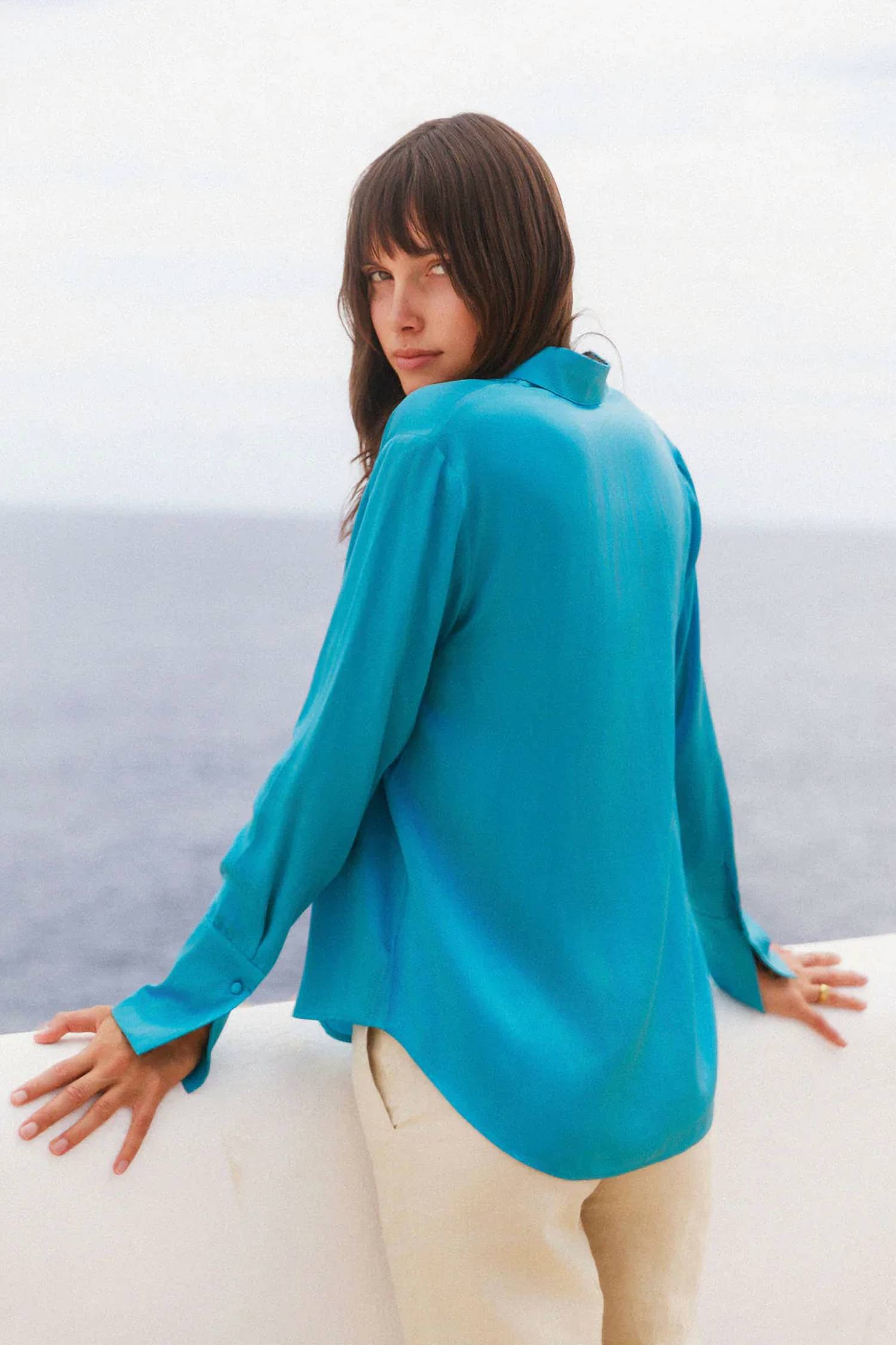 Catherine Gee - Daria French Cuff Blouse