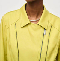Joseph Ribkoff - Foiled Faux Suede Jacket